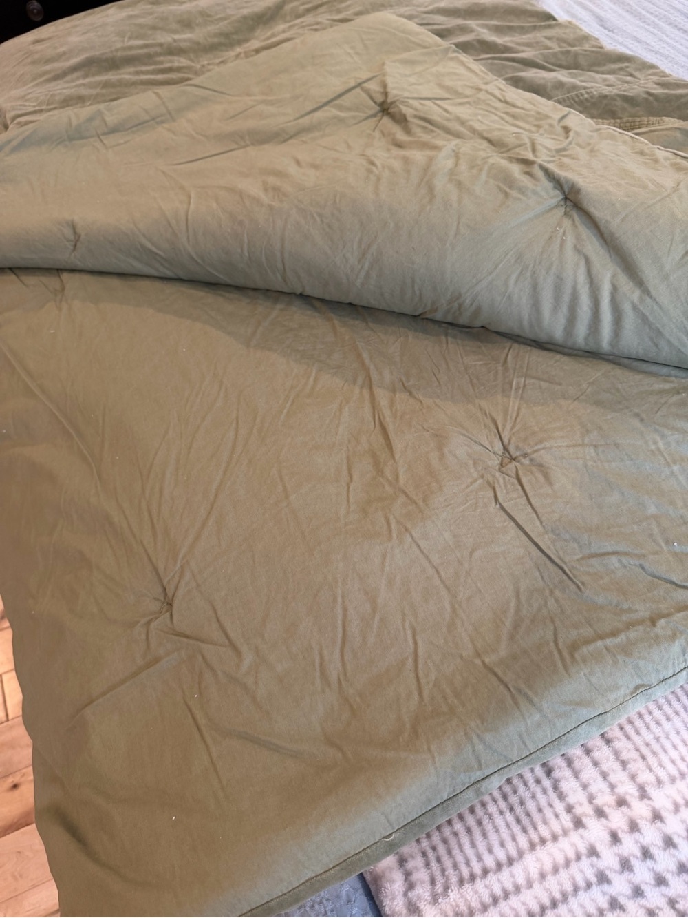Threshold Olive Green King Comforter/Sham Set - Home Bedding - Picture 7 of 10